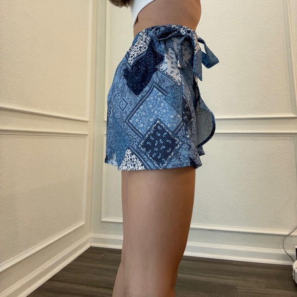 Altar'd State Patchwork Paisley Skort - Picture 6 of 7